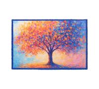Artsy Mats - Tree of Life Indoor Washable Doormat - Superior Absorption Non Slip Mat - Dirt Trapper Heavy Duty Floor Mat - Perfect for Hallway, Doorway, & Kitchen Mat, (60x40cm)