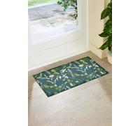 Artsy Mats Watercolour Leaves Indoor Outdoor Doormat (70 x 40cm) in Green | Size: 40 cm x 70 cm Artsy Mats Green 40 cm x 70 cm