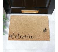 Artsy Mats - Welcome BeeDoormatt - Features Tufted Coconut Fibre - Non-Slip Rubber Backed Doormats - Heavy Duty, Decorative Outdoor Doormats, (60x40cm)