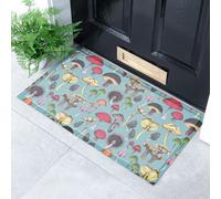 Artsy Mats Wild Mushroom x Celia Battaini Doormat (70 x 40cm) in White | Size: 40 cm x 70 cm Artsy Mats White 40 cm x 70 cm