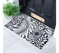 Artsy Mats William Morris Black & White Indoor & Outdoor Doormat - 70x40cm | Size: 40 cm x 70 cm Artsy Mats Multicolor 40 cm x 70 cm