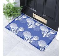 Artsy Mats -William Morris Corals Pattern Indoor & Outdoor Doormat - Incredibly Durable & Weatherproof Doormat - Decorative Heavy Duty Doormats - Washable Dirt Trapper Non Slip Mat, (70x40cm)