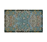Artsy Mats William Morris Decorative Rose Coir Door Mat 40 x 70 cm - Natural Coconut Coir Doormat | Heavy Duty Non Slip Outdoor Entrance Mat | Dirt Trapping Welcome Mat