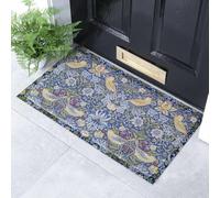 Artsy Mats - William Morris Strawberry Thief Pattern Indoor & Outdoor Doormat - Incredibly Durable & Weatherproof Doormat - Decorative Heavy Duty Doormats - Washable Non Slip Mat, (70x40cm)