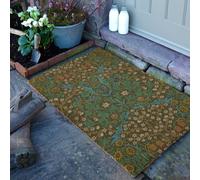 Artsy Mats William Morris Tulips Doormat (90 x 60cm) in Brown | Size: 90 cm x 60 cm Artsy Mats Brown 90 cm x 60 cm