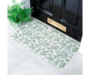 Artsy Mats William Morris Vines Pattern - Decorative Heavy Duty Doormats - Washable Dirt Trapper Non Slip Mats, 70x40cm