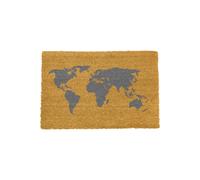 Artsy Mats World Map Grey Doormat - Regular 60x40cm | Size: 40 cm x 60 cm Artsy Mats Grey 40 cm x 60 cm