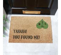 Artsy Mats YAHAHA Doormat (60 x 40cm) in Brown | Size: 40 cm x 60 cm Artsy Mats Brown 40 cm x 60 cm