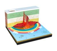 Artsy Pads,3D Origami Three-Dimensional Notepad Paper Carving