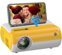 ARTSZY Projector P80 Support 1080p 3800 Mini WiFi Projector Home Cinema Movie LED Projetor