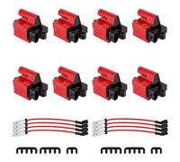 Artudatech 8x D581 Square Ignition Coils Ultra High & Spark Plug Wires Fit for GMC 3859078