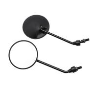Artudatech Black 10mm Rearview Mirror Set For Honda XL600V XL650V XL700V Transalp 1994-2010