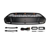 Artudatech Front Bumper Grille Black Fit for Ford Transit Connect 2014-2018 with All Letters (No Logo)