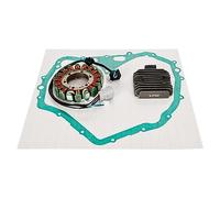 Artudatech Magneto Coil Stator Voltage Regulator Gasket Assy Fit for Suzuki LTF400F LT-F 400F King Quad 2WD 4WD 2010-2017