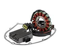 Artudatech Magneto Coil Stator + Voltage Regulator + Gasket Assy For Kawasaki VN 900 Vulcan 900 Classic/LT/Custom 2006-2023