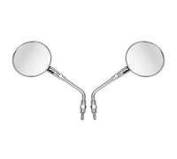Artudatech Set of 2 Chrome Mirrors M10 For Honda CB 400 N Superdream 78-85 CB 500 1994-2003