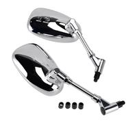Artudatech Set of 2 Chrome Rearview Mirrors For Honda VTX1300S 2003-2007 VTX1800C 2002-2006