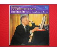 Artur Rubinstein - Rubinstein, Artur Beethoven Concerto No 2 LP RCA 3L16196 EX/VG 1958 Spanish pressing