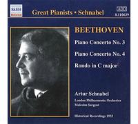 ARTUR SCHNABEL - BEETHOVEN PF CTOS 3 4 - CD - F600z