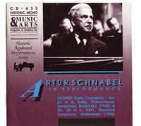 Artur Schnabel in performance: W.A. Mozart Piano Concertos 23 and 24, Rodzinsky, Wallestein