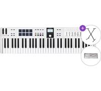 Arturia KeyLab Essential 61 mk3 SET Master Keyboard White