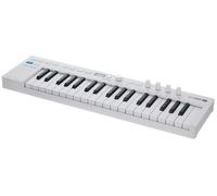 Arturia - Keystep 37 MK2 - Portable MIDI Controller, Sequencer and Arpeggiator - 37 Slimkeys, OLED Display, Polyphonic Step Sequencer, 16-Mode Arpeggiator, CV-Compatible - White