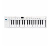 Arturia - Keystep 37 MK2 - Portable MIDI Controller, Sequencer and Arpeggiator - 37 Slimkeys, OLED Display, Polyphonic Step Sequencer, 16-Mode Arpeggiator, CV-Compatible - White