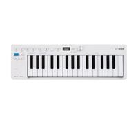 Arturia - Keystep MK2 - Portable MIDI Controller, Sequencer and Arpeggiator - 32 Slimkeys, OLED Display, Polyphonic Step Sequencer, 16-Mode Arpeggiator, CV-Compatible - White