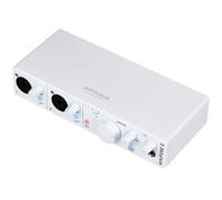 Arturia - MiniFuse 2 - Compact USB Audio & MIDI Interface with Creative Software for Recording, Production, Podcasting, Guitar - White