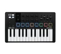 Arturia MiniLab 3 Universal 25 Key MIDI Controller, with software bundle, 8 R...