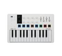 Arturia MiniLab 3 - Universal MIDI Controller for Music Production, with All-in-One Software Package - 25 Keys, 8 Multi-Color Pads - White