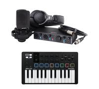 Arturia Studio Bundle: MiniFuse Recording Pack + MiniLab 3 - Black