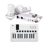 Arturia Studio Bundle: MiniFuse Recording Pack + MiniLab 3 - White