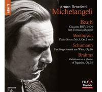 Arturo Benedetti Miche Arturo Benedetti Michelangeli: Bach - Ciaccona, BWV1 (CD)