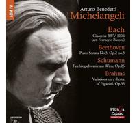 Arturo Benedetti Michelangeli: Bach - Ciaccona, BWV1004/... : Unknown Artist - C