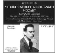 Arturo Benedetti Michelangeli - Mozart - Piano Concertos Nos 13, 15, 20 & 23/Brahms - Paganini Variations
