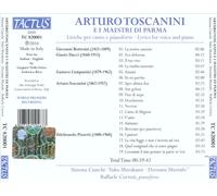ARTURO TOSCANINI E I MAESTRI DI PARMA: LIRICHE PER CANTO E PIANOFORTE NEW CD