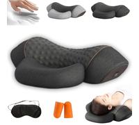 Artuvate fisiorest 3 in 1 Neck Massager,Artuvate Neck Massager,2025 New Heated Massage Neck Pillow,Sleeping Cervical Massage Pillow,Deep Tissue Kneading Massage with Heat and Traction (A)