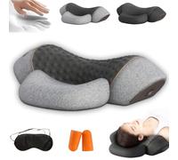 Artuvate fisiorest 3 in 1 Neck Massager,Artuvate Neck Massager,2025 New Heated Massage Neck Pillow,Sleeping Cervical Massage Pillow,Deep Tissue Kneading Massage with Heat and Traction (B)