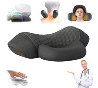 Artuvate Mycorehero Fisiorest - 3 in 1 Neck Massager Pillow, Fisiotest Artuvate Neck Massager, Adjustable Memory Foam Pillows with Lifting Airbag(Black)