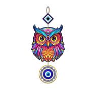 Artvibes Designer Wooden Wall Hanging For Home Decor | Decoration For Living Room | Modern Artworks Wall Decor Items | Peace Charm Wall Accents | Door Entrance Decorative Hangings (WH_8507N)