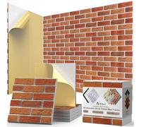 ArtVivid 12Pack Acoustic Panels, Brick Pattern Sound Proof Panels for Walls