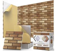 ArtVivid 12Pack Acoustic Panels, Brick Pattern Sound Proof Panels for Walls