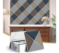 ArtVivid 3D Retro Stylish Sound Proof Panels for Walls, 12Pcs 12"×12"×0.4" Self-Adhesive Acoustic Brick Wall Panels, Decorative Sound Absorption Tiles for Home, Offices, Studio (Desert Dawn)