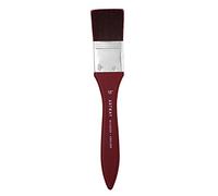 Artway 1.5" Flat Wash Paint Brush - Wooden Handle - Nylon Bristles, Synthetic
