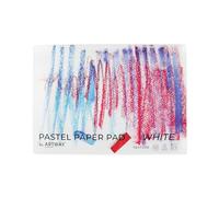 Artway A4 Pastel Paper Pad - Ideal for Soft Pastels, Oil Pastels, Pastel Pencils, Graphite and Charcoal - 48 Sides/24 Sheets of 160gsm Pastel Paper - White
