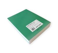 Artway A4 Softback Sketchbook, Green Cover, 135gsm Cartridge Paper, 10 Pack