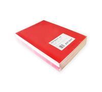 Artway A4 Softback Sketchbook, Red Cover, 135gsm Cartridge Paper, 10 Pack