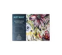Artway A6 Postcard Book, 12 Sheets, 300gsm, 100% Cotton Watercolour Paper