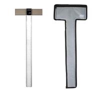 Artway Acrylic T-Square - 60cm - Ideal for Drafting/Technical Drawing/Architecture - Includes Protective Carry Case with Shoulder Strap
